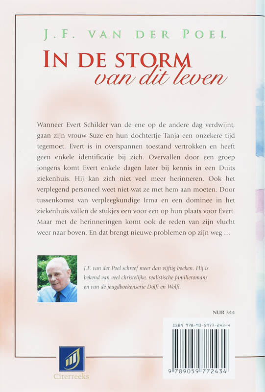 Achterkant van In de storm van dit leven