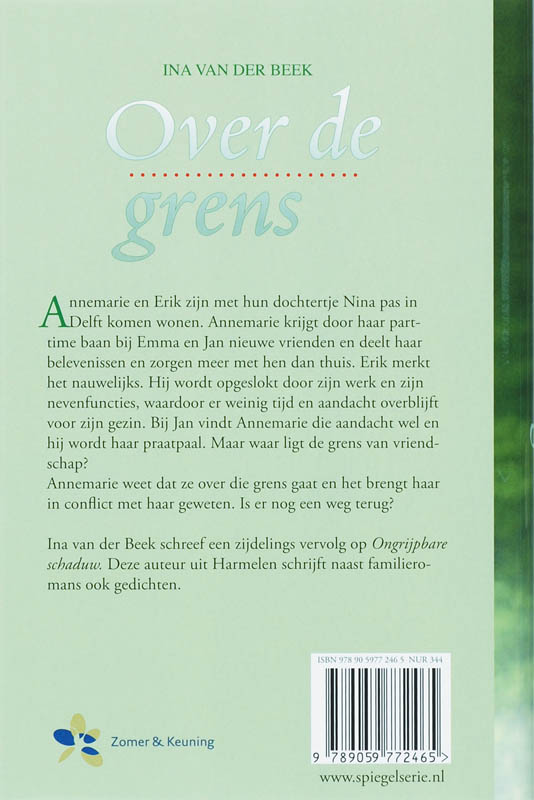 Achterkant van Over de grens