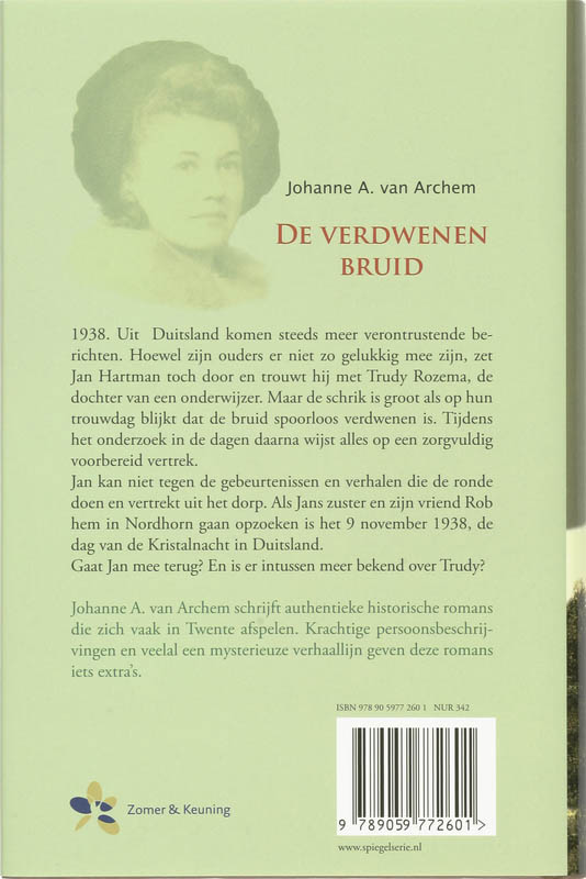 Achterkant van De verdwenen bruid