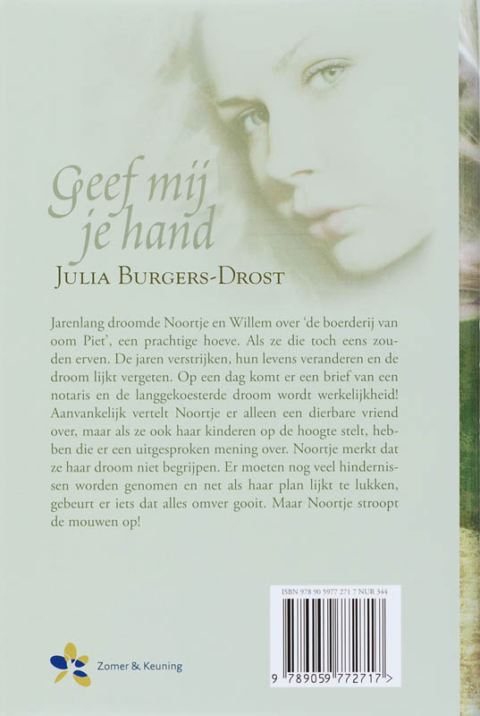 Achterkant van Geef mij je hand