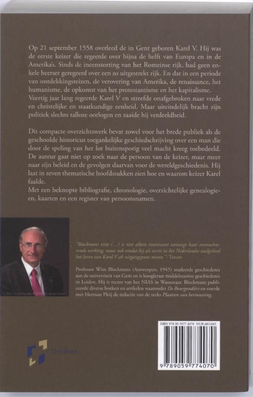 Achterkant van Keizer Karel V