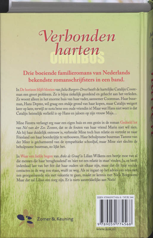 Achterkant van Verbonden harten Omnibus