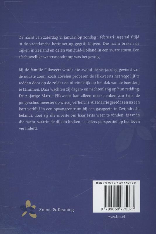Achterkant van Toen de dijken braken