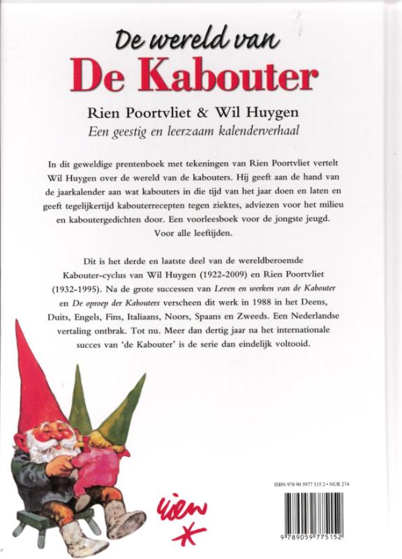 Achterkant van DE WERELD VAN DE KABOUTER