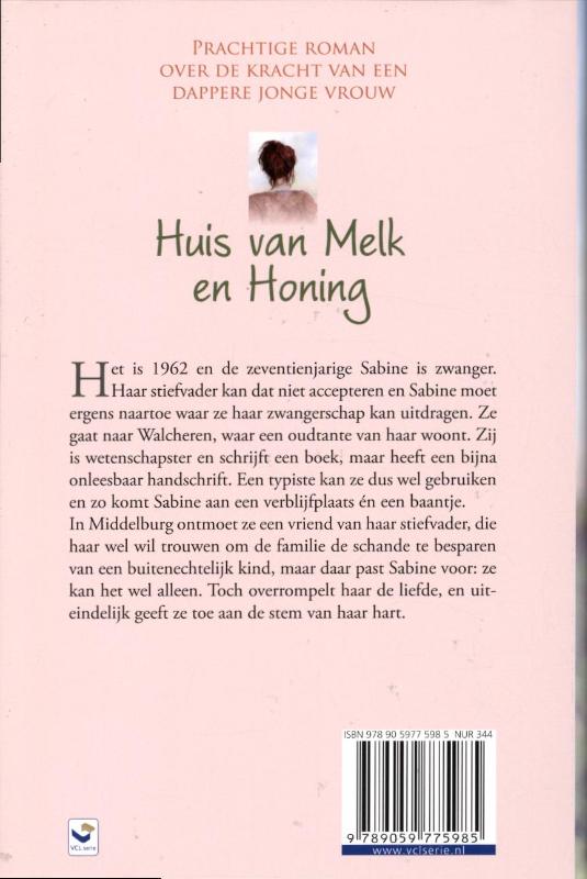 Achterkant van Huis van melken honing