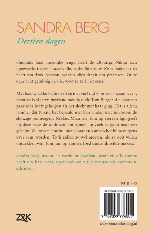 Achterkant van Dertien dagen