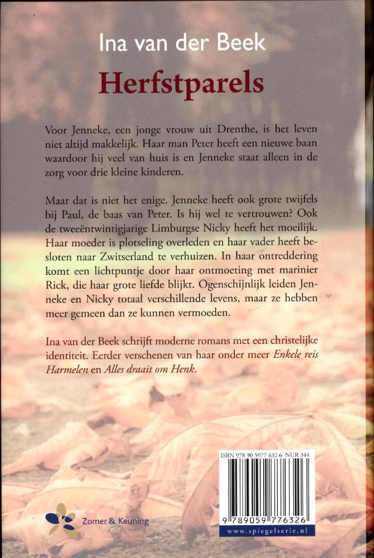 Achterkant van Herfstparels