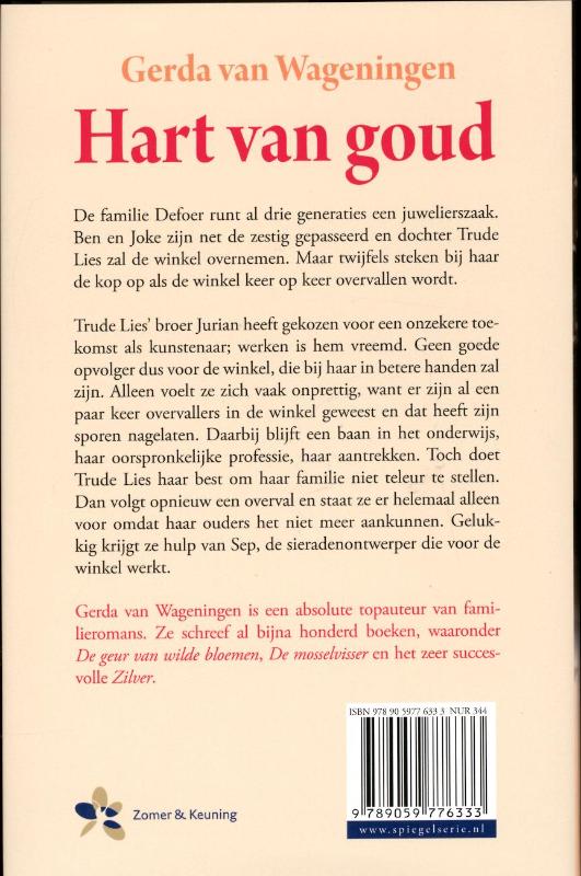 Achterkant van Hart van goud