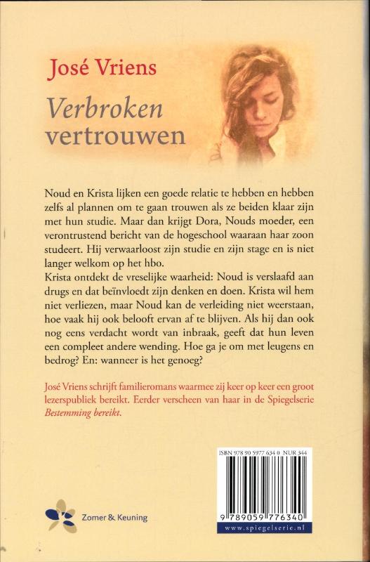 Achterkant van Verbroken vertrouwen