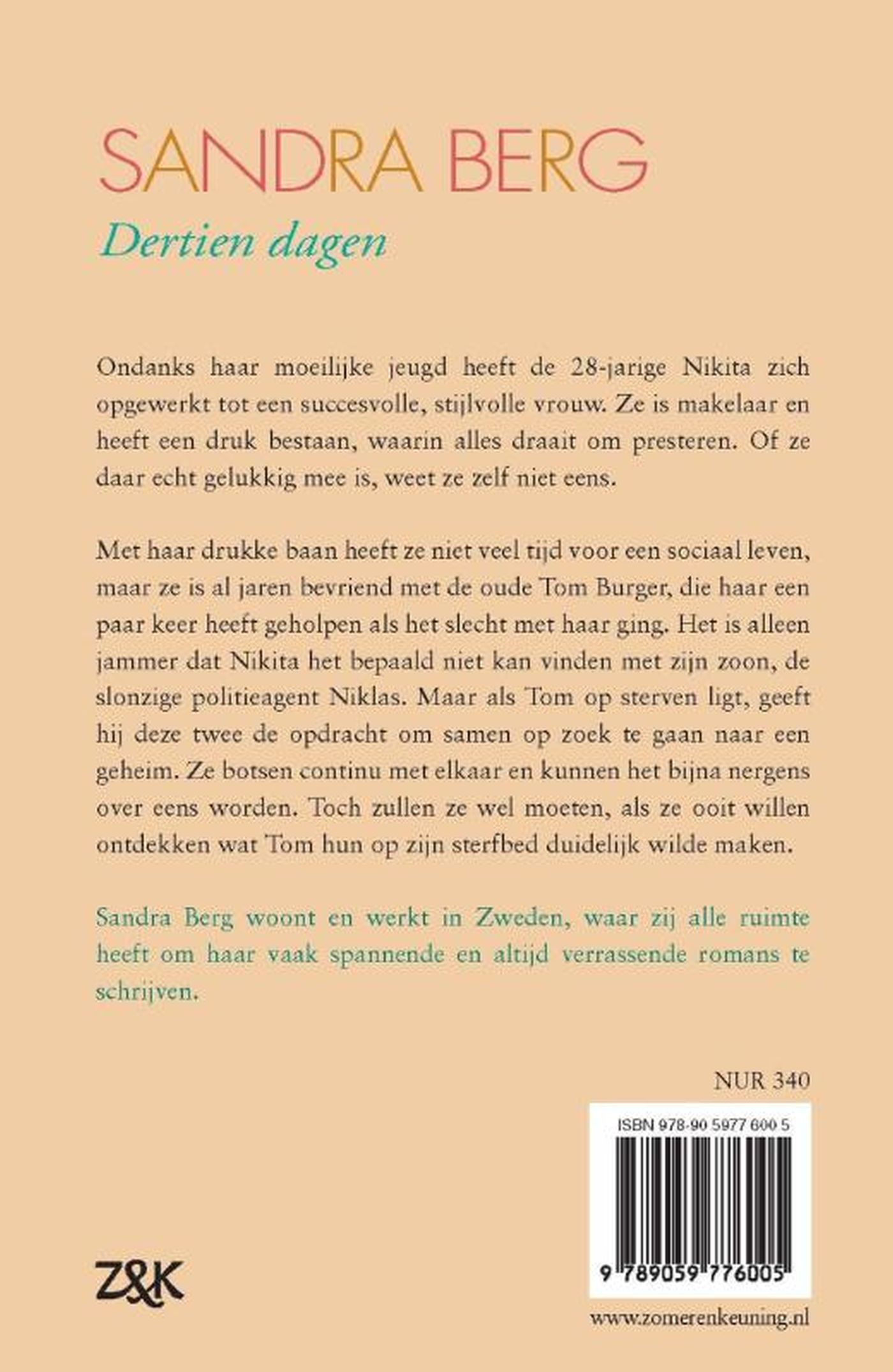Achterkant van Dertien dagen