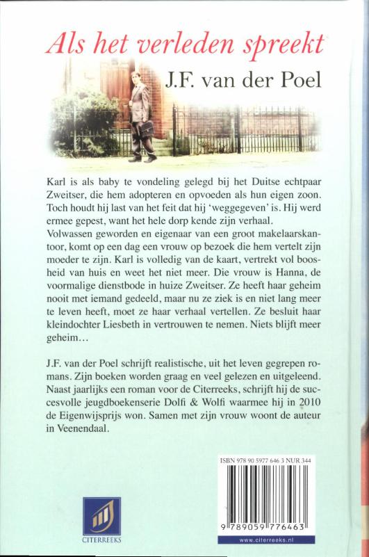 Achterkant van Als het verleden spreekt
