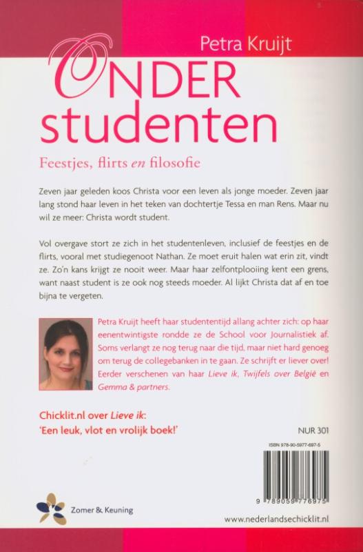 Achterkant van Onder studenten