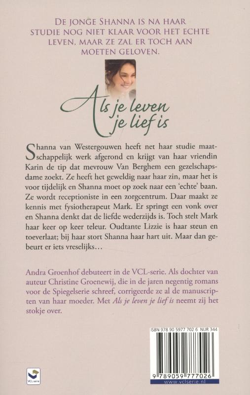 Achterkant van Als je leven je lief is