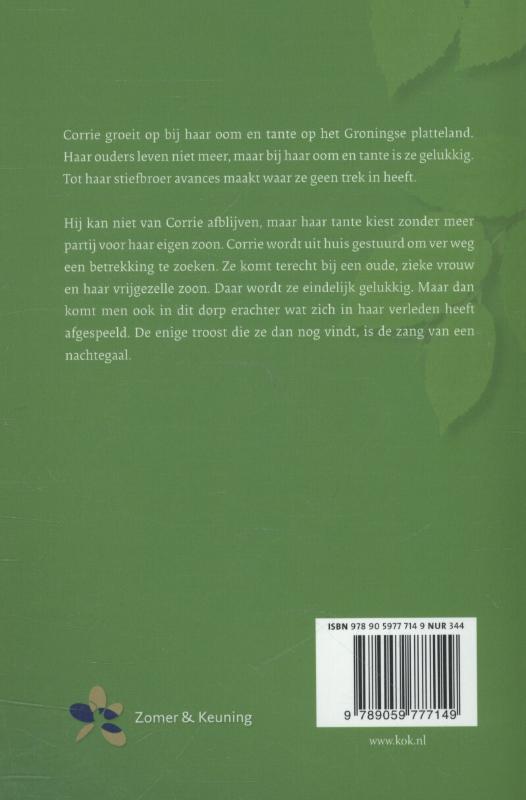 Achterkant van Toen de nachtegaal zong