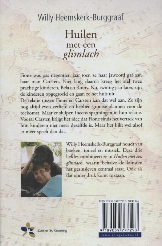 Achterkant van Huilen met een glimlach