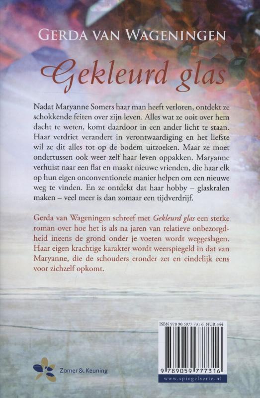 Achterkant van Gekleurd glas