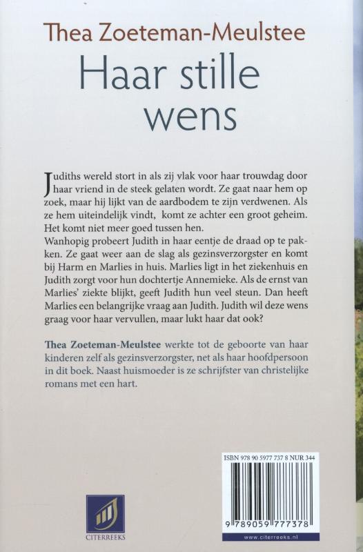 Achterkant van Haar stille wens