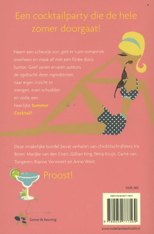 Achterkant van Summer cocktail