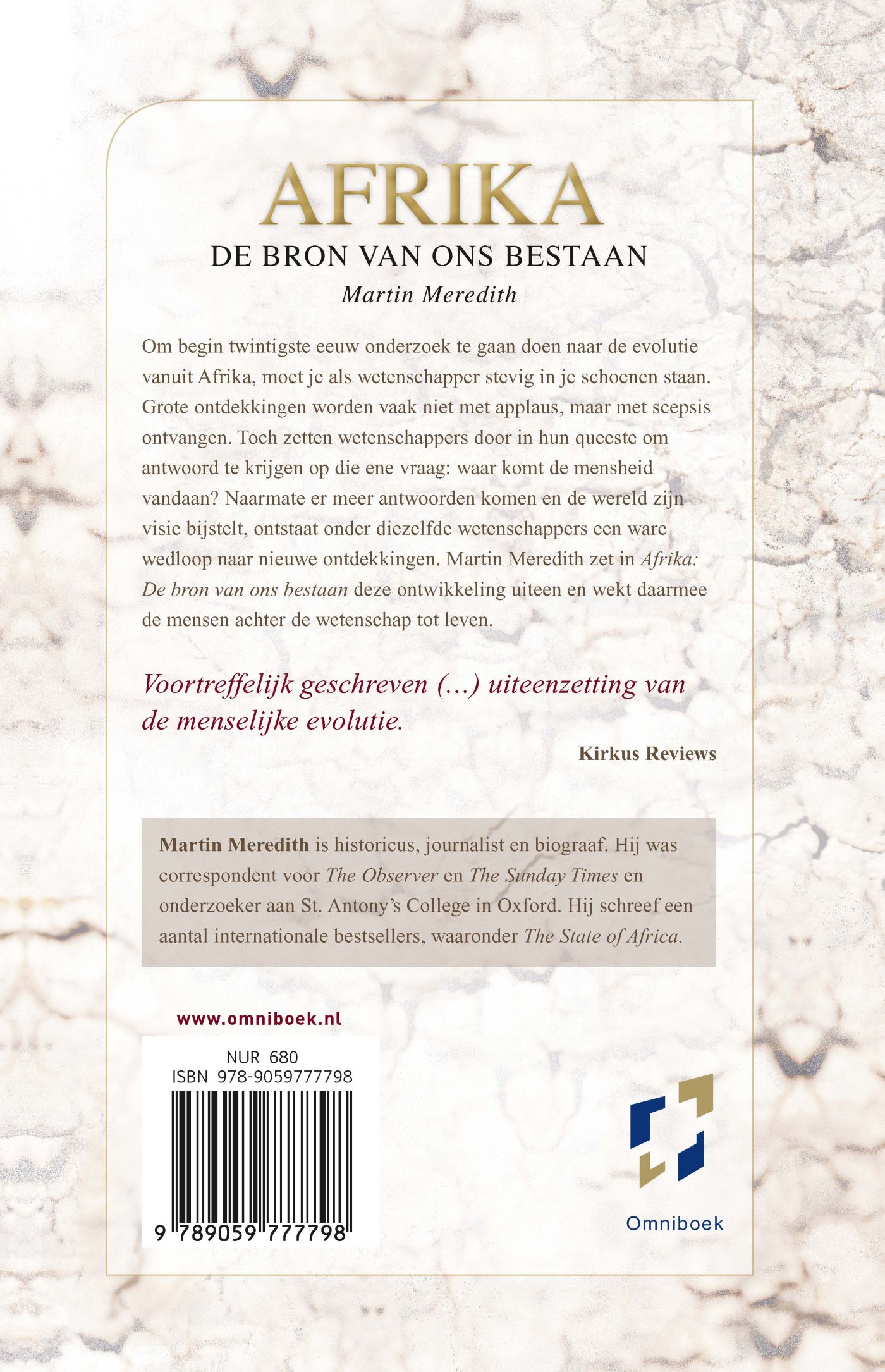 Achterkant van Afrika: de bron van ons bestaan
