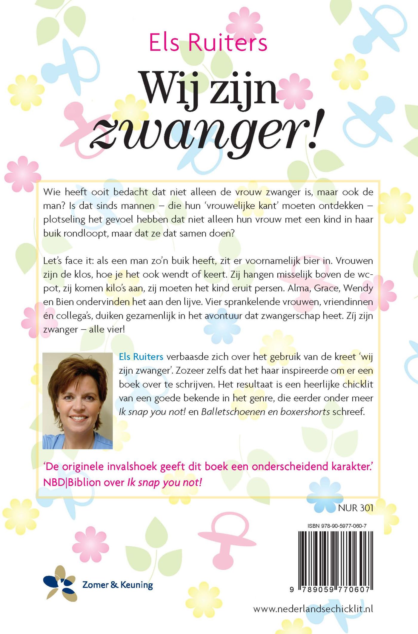 Achterkant van Wij zijn zwanger!