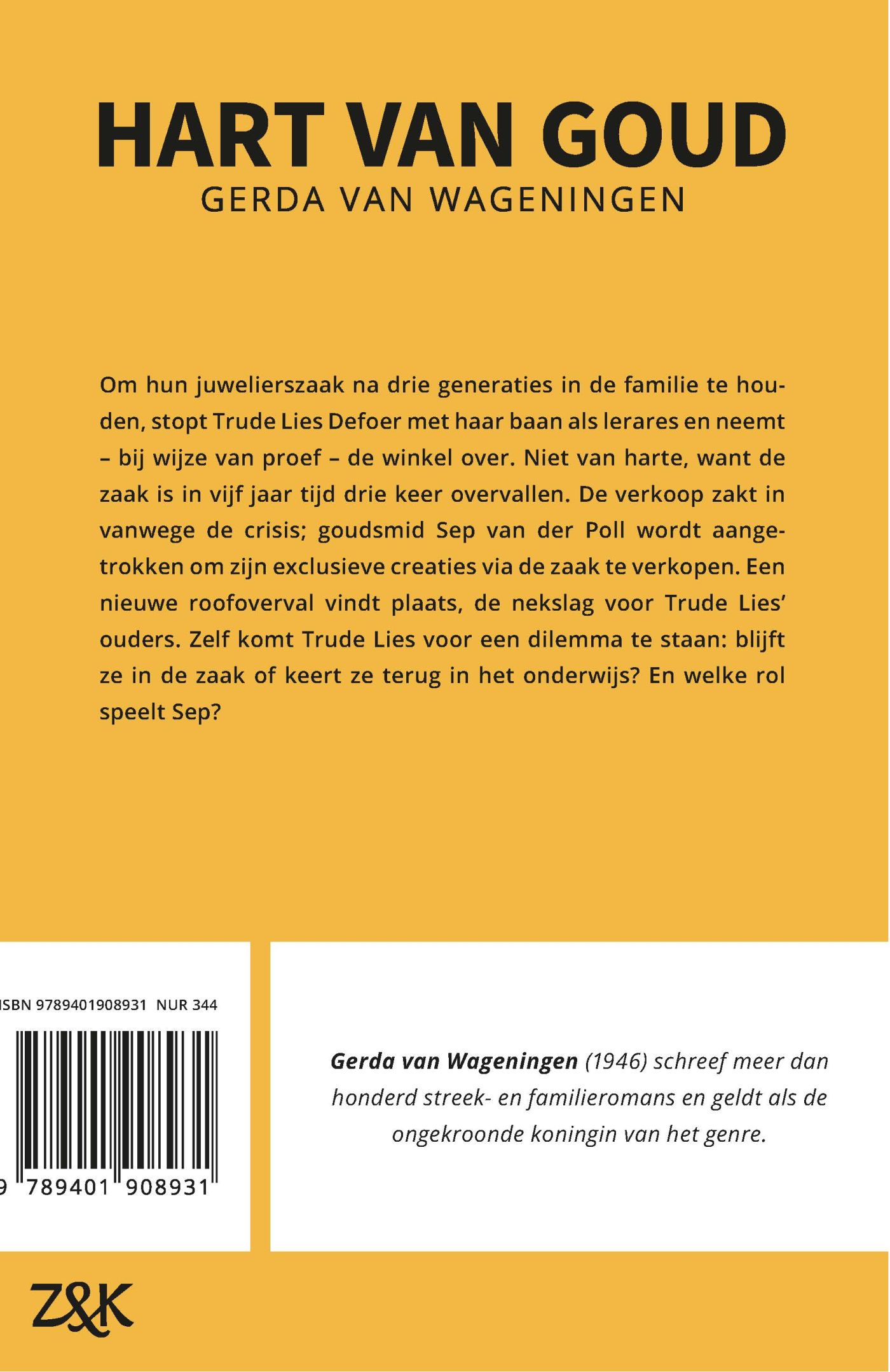 Achterkant van Hart van goud