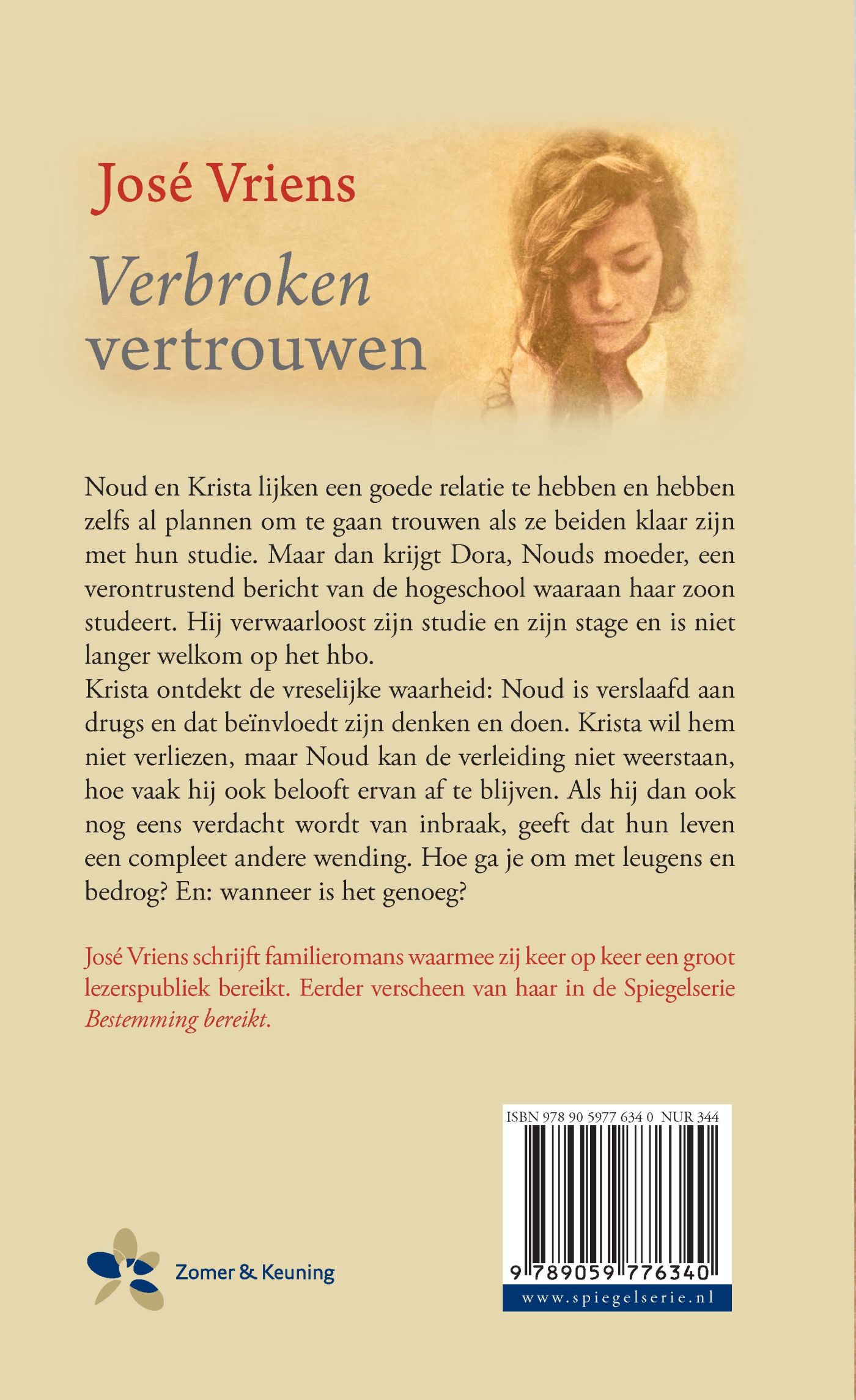 Achterkant van Verbroken vertrouwen