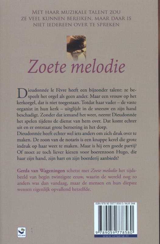 Achterkant van Zoete melodie