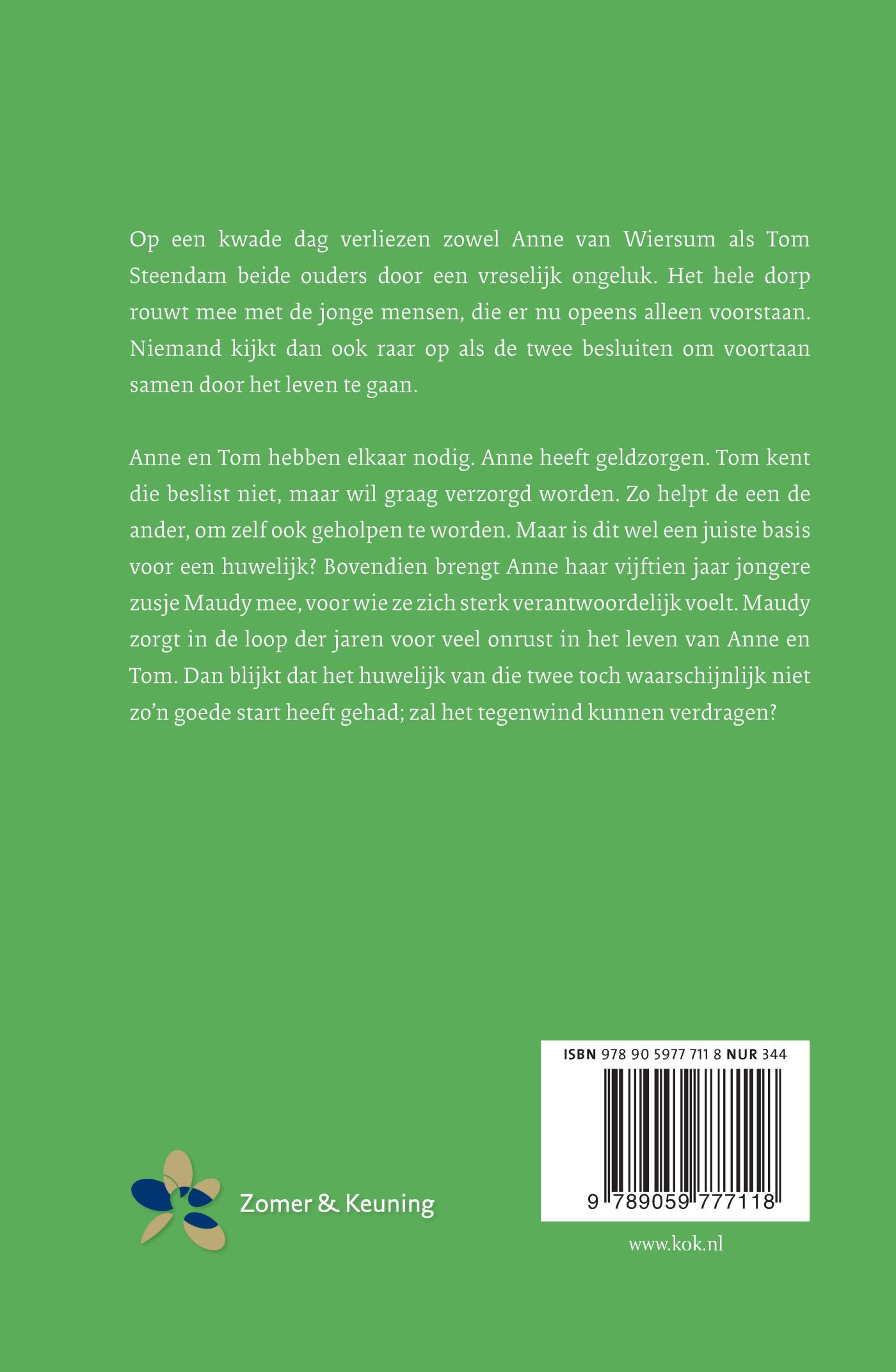 Achterkant van Maudy, een mensenkind