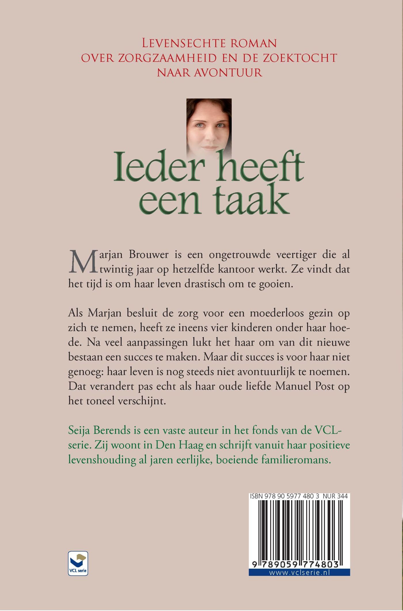 Achterkant van Ieder heeft een taak