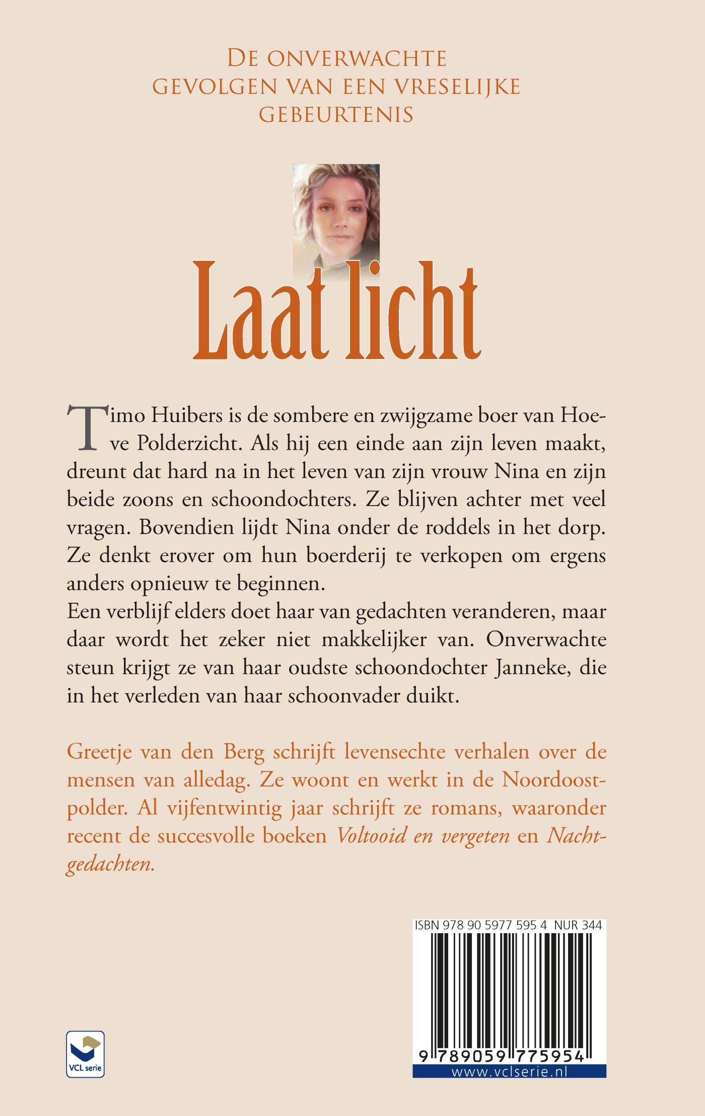 Achterkant van Laat licht