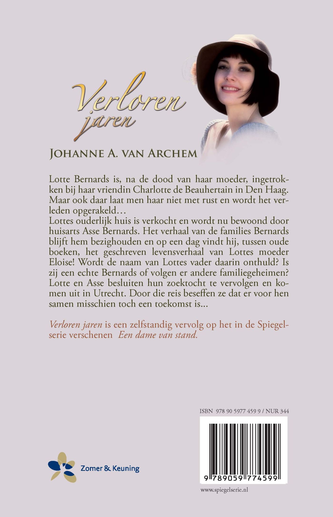 Achterkant van Verloren jaren