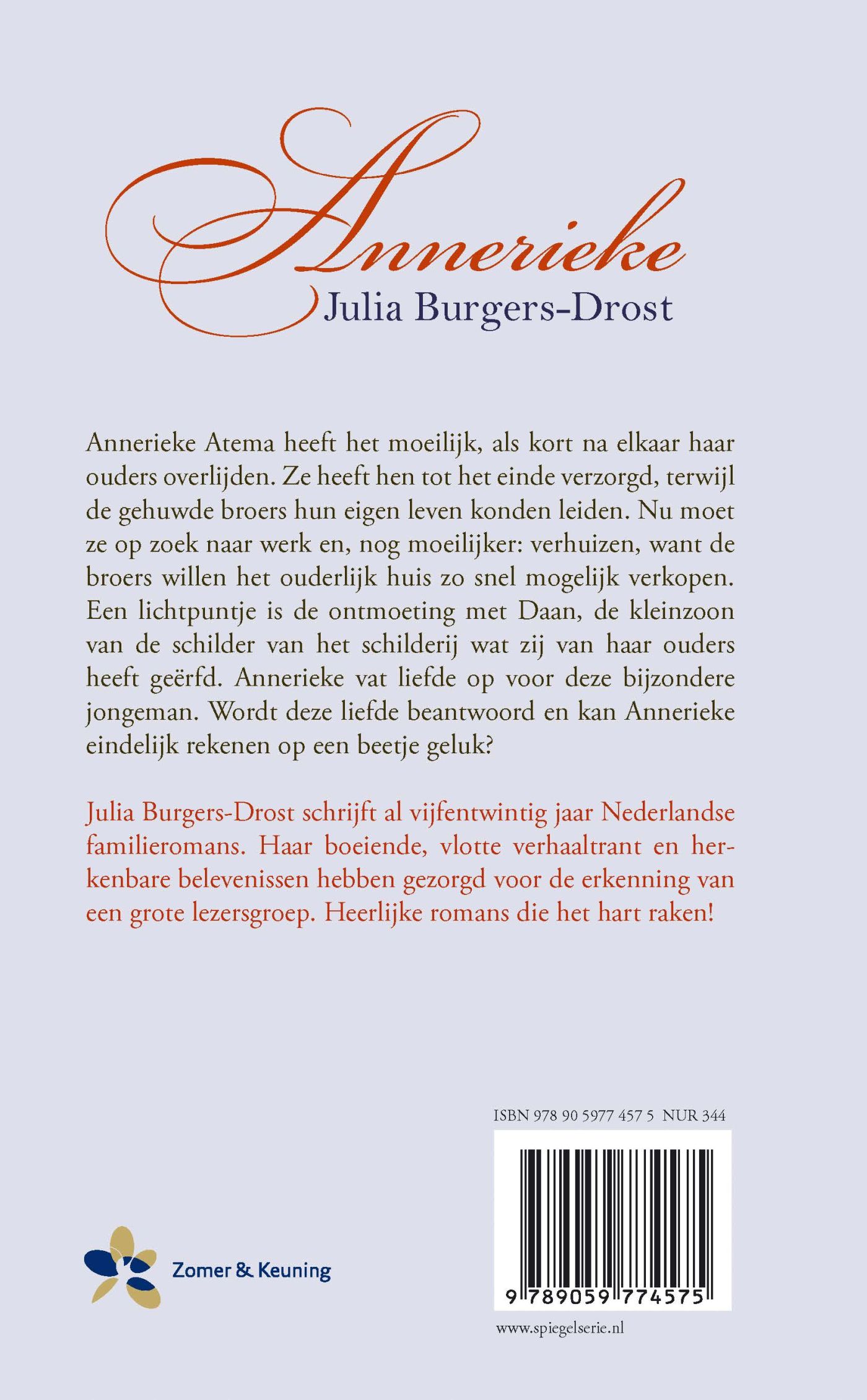 Achterkant van Annerieke