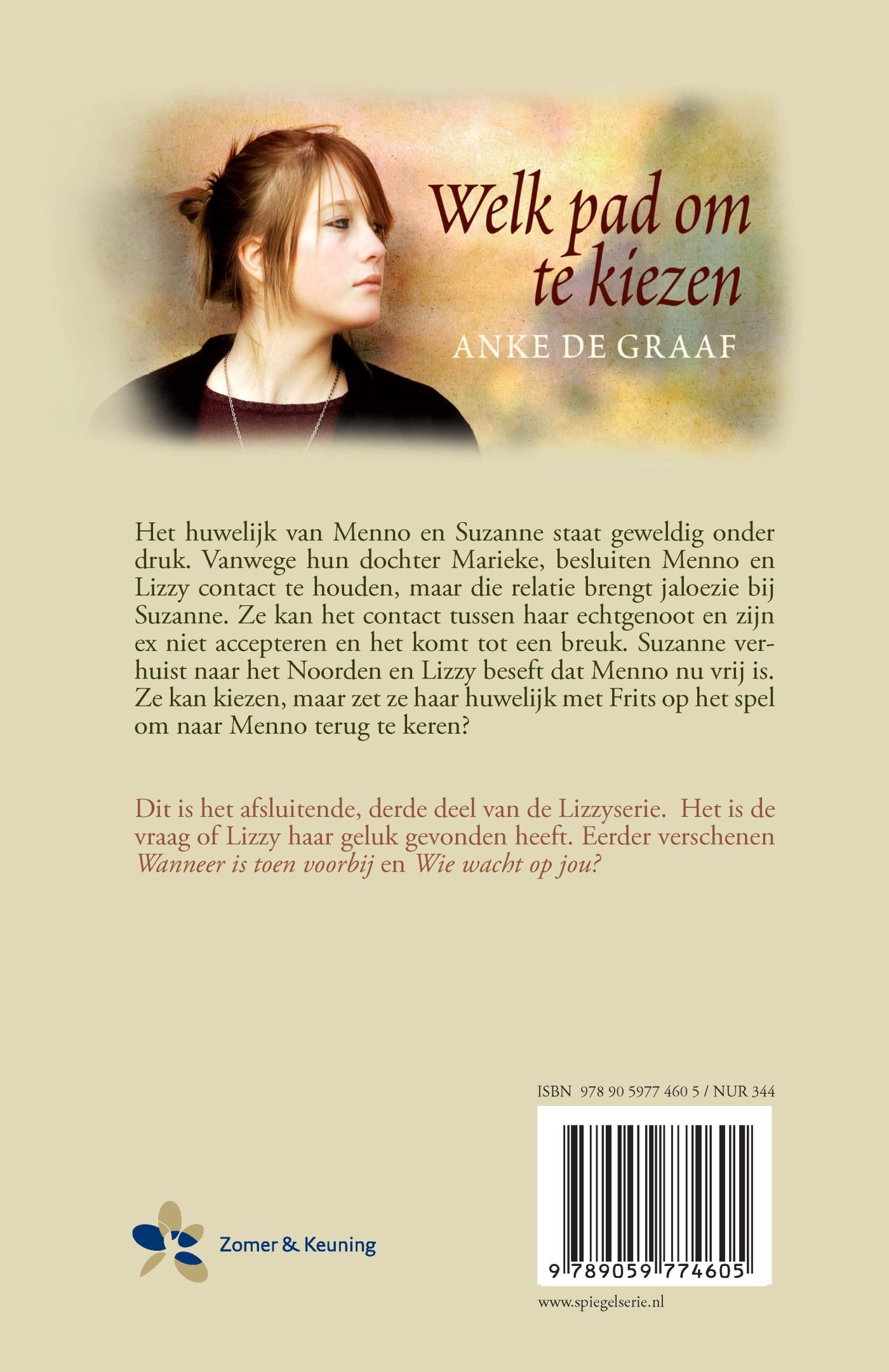 Achterkant van Welk pad om te kiezen