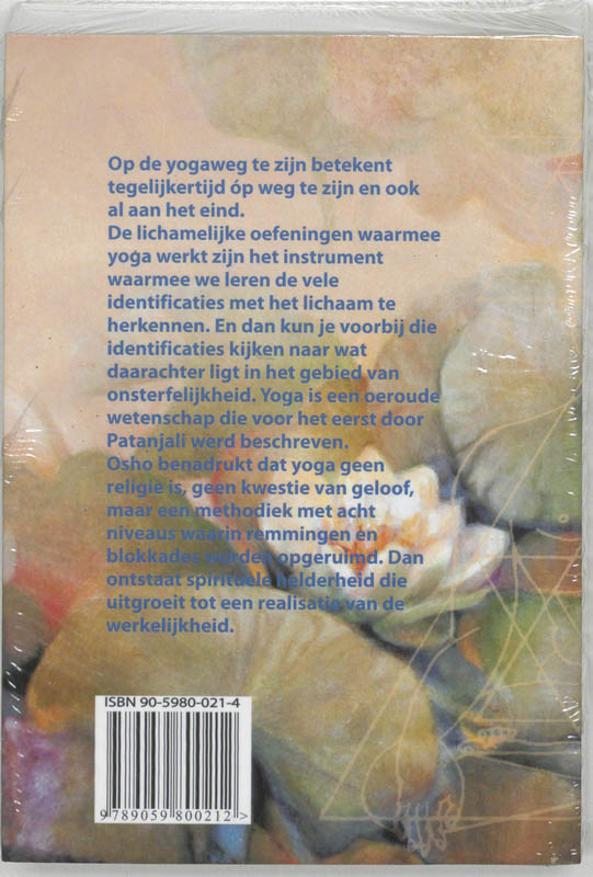 Achterkant van Op de yogaweg
