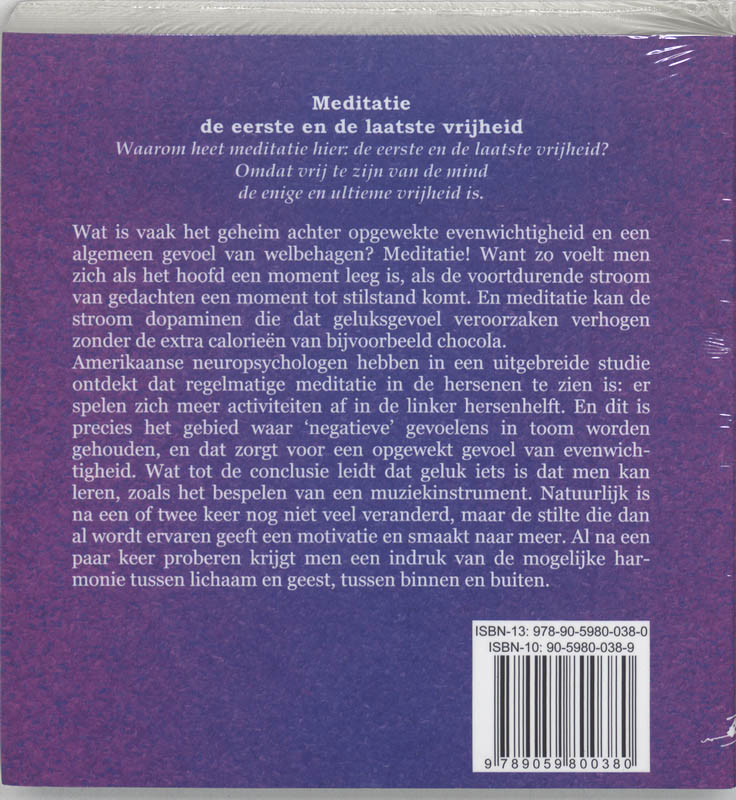 Achterkant van Meditatie