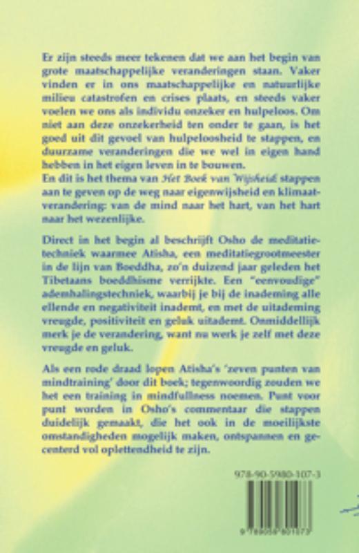 Achterkant van Het boek van wijsheid