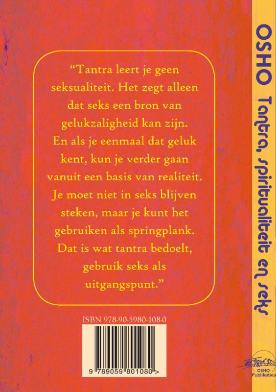 Achterkant van Tantra spiritualiteit en seks