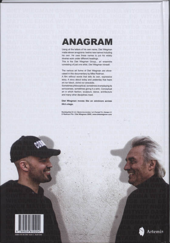 Achterkant van Anagram