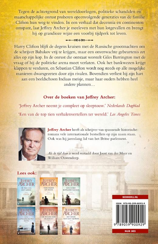Achterkant van Als de tijd daar is
