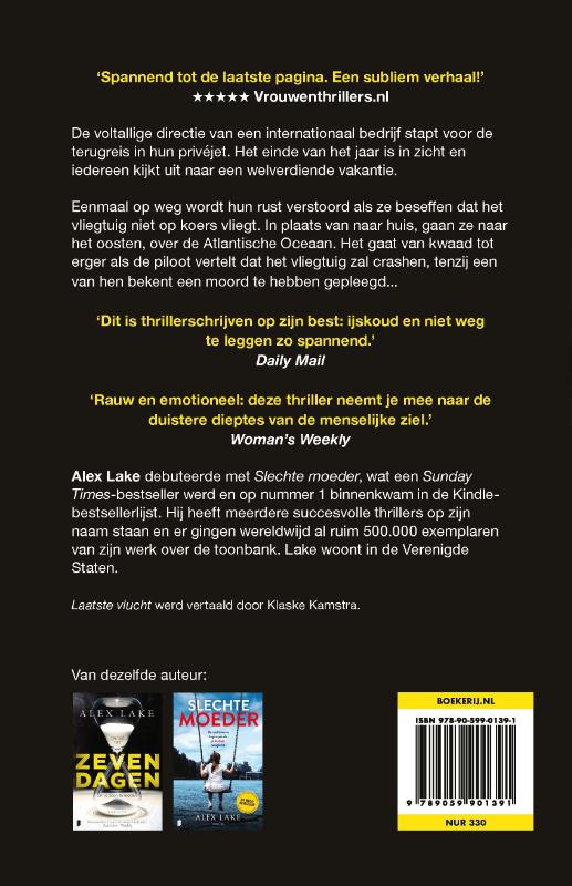 Achterkant van Laatste vlucht