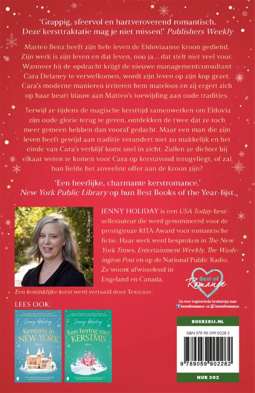 Achterkant van Een koninklijke kerst