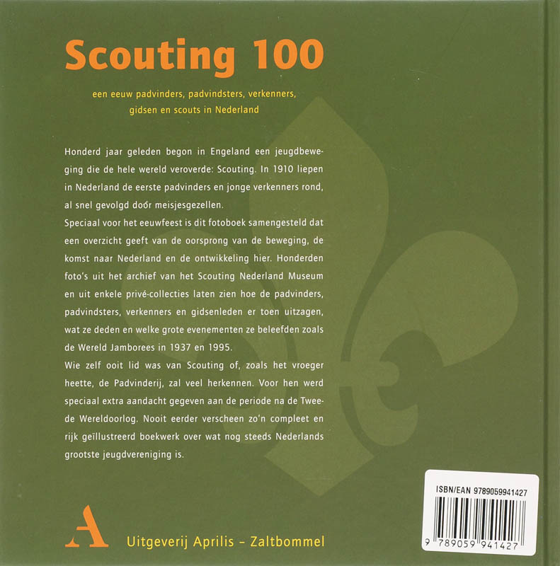 Achterkant van Scouting 100