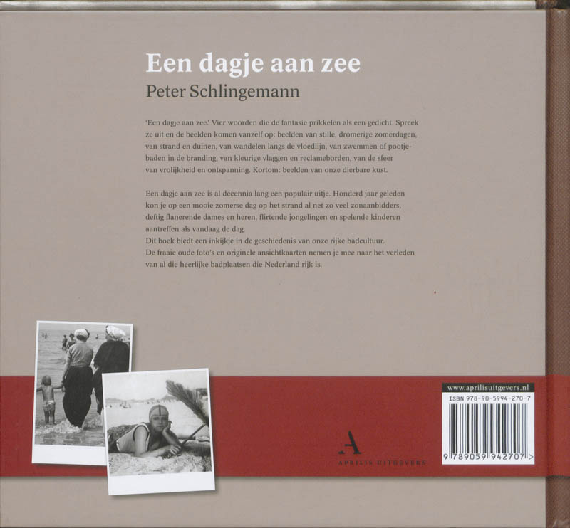 Achterkant van Een dagje aan zee