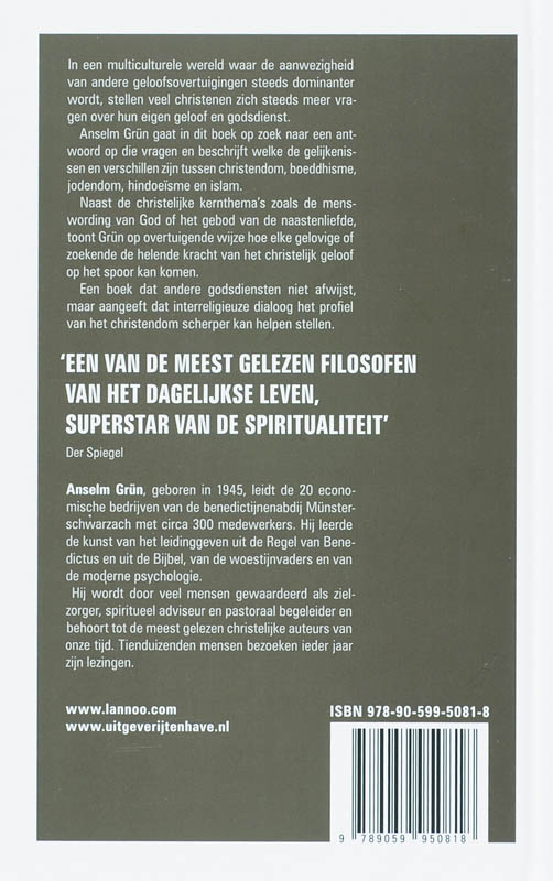 Achterkant van Geloof voor beginners