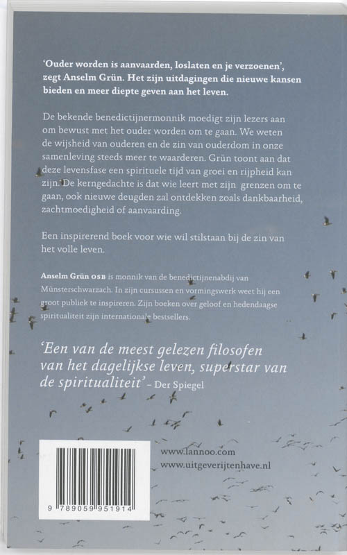 Achterkant van Gelukkig ouder worden