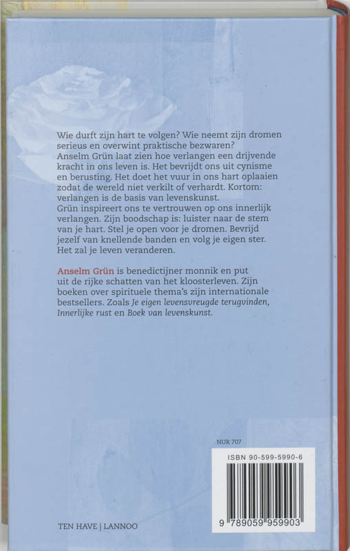 Achterkant van Boek van verlangen