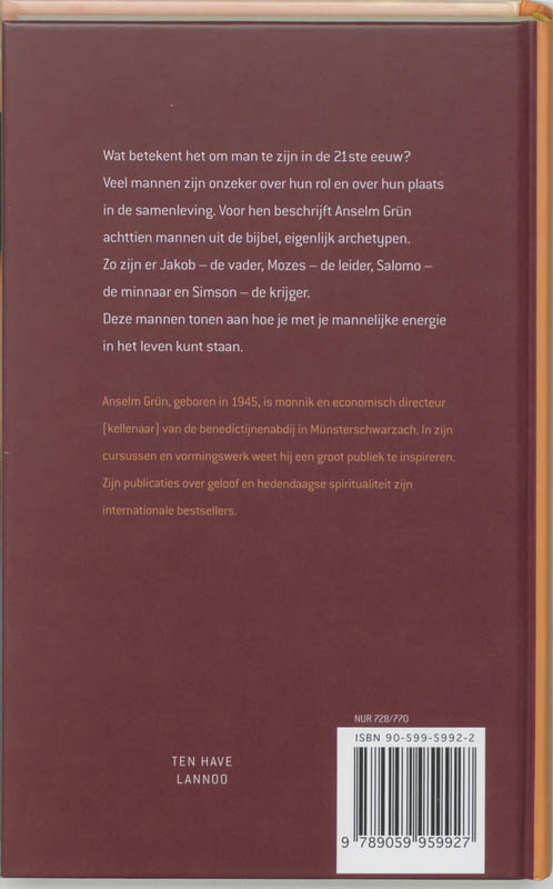 Achterkant van Als man je eigen weg vinden