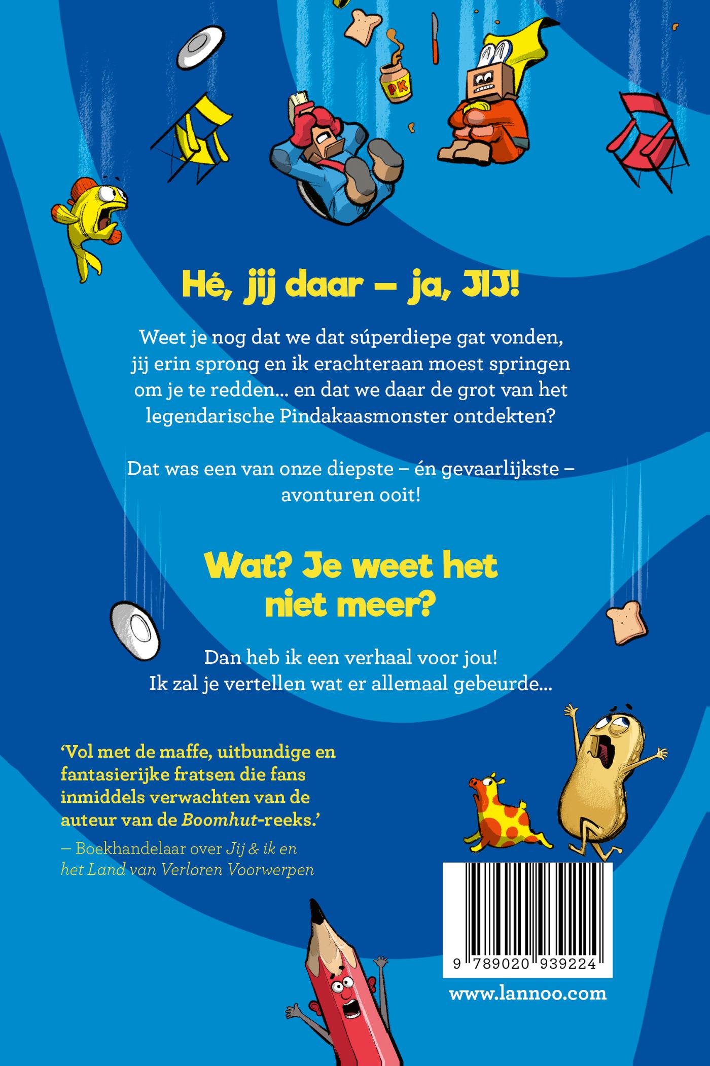 Achterkant van Jij & ik en het pindakaasmonster