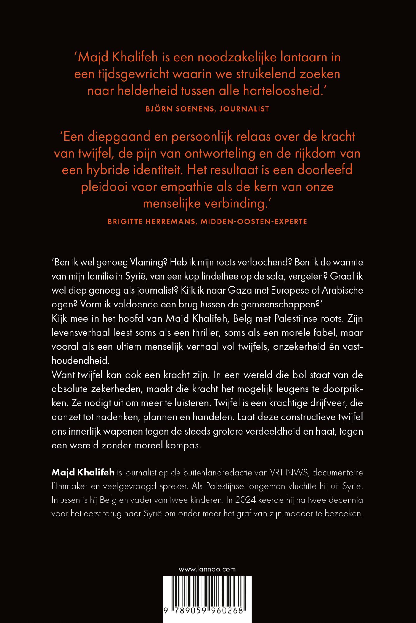 Achterkant van Het licht van de twijfel