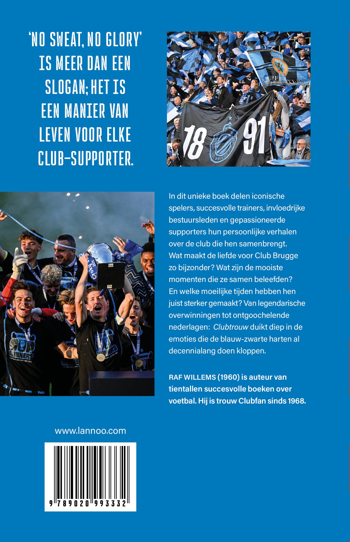 Achterkant van Clubtrouw